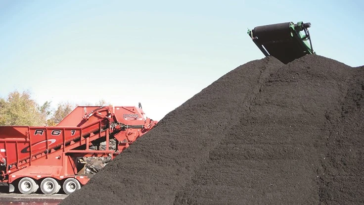 pile of ground shingles
