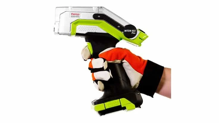 Thermo Fisher's Niton XL5 Plus hand-held XRF analyzer