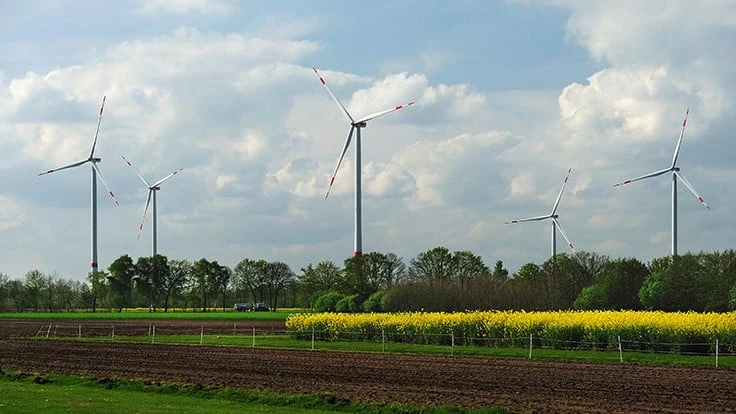 GE wind turbines in Germany. 