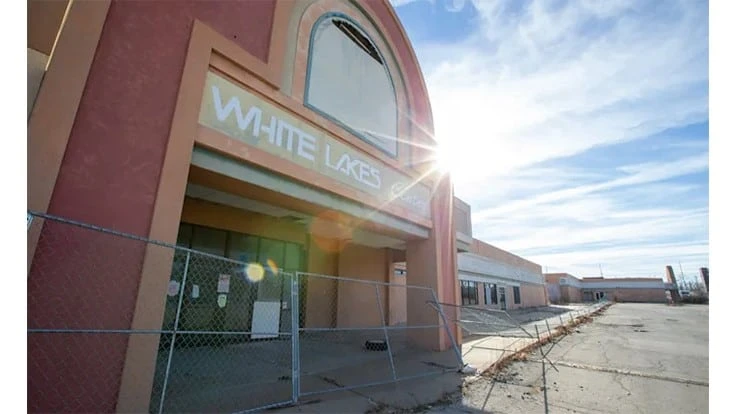 The 500,000-square-foot White Lakes mall has been vacant since 2010.