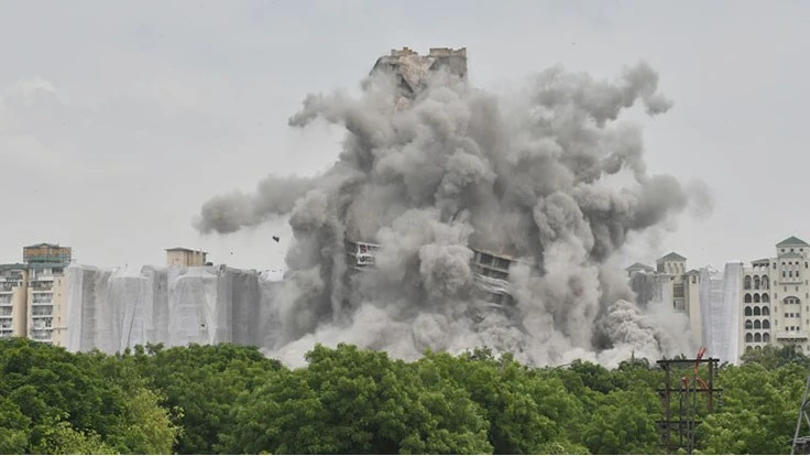 noida india implosion