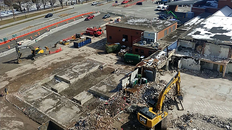 building demo at university of rochester