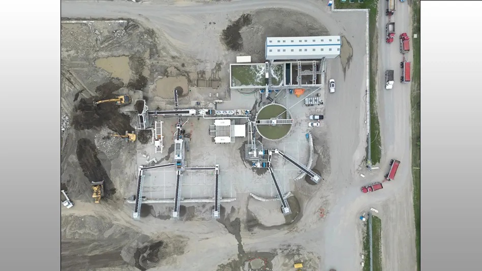 Calgary Aggregate Recycling aerial view