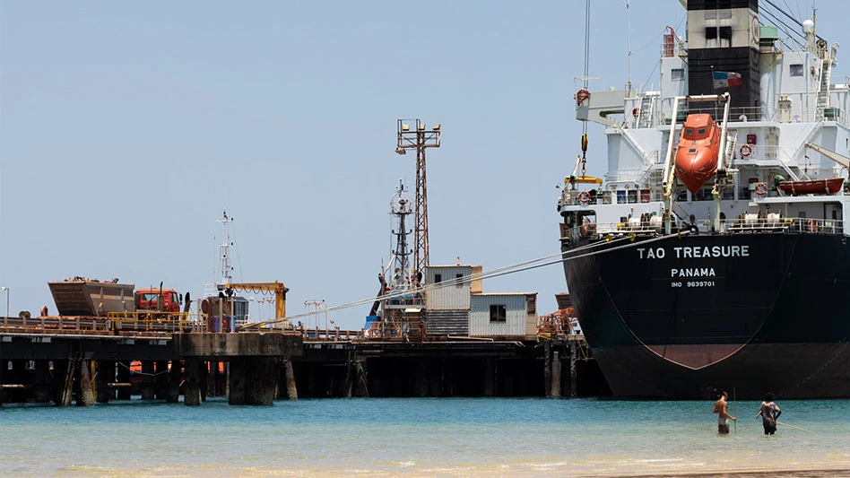 steel recycling cargo ship