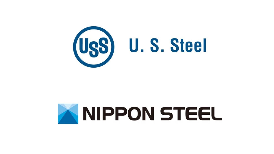 us steel and nippon logos