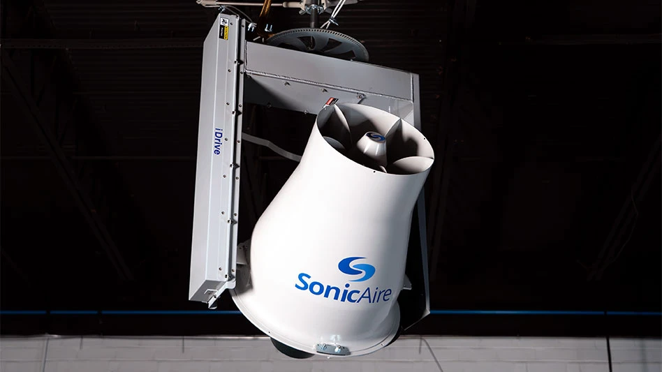 sonicaire dust control fan