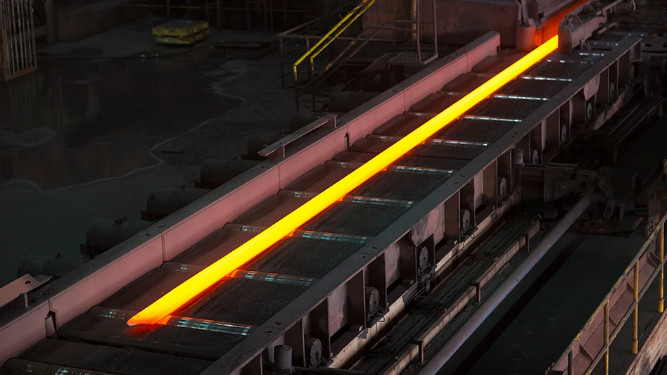 hot steel strip production